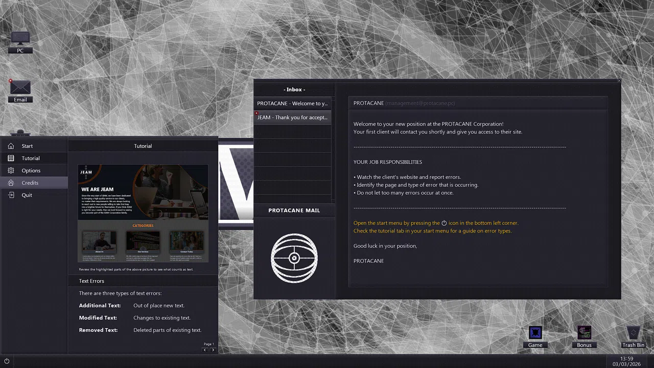 HOMEPAGE Screenshot 3