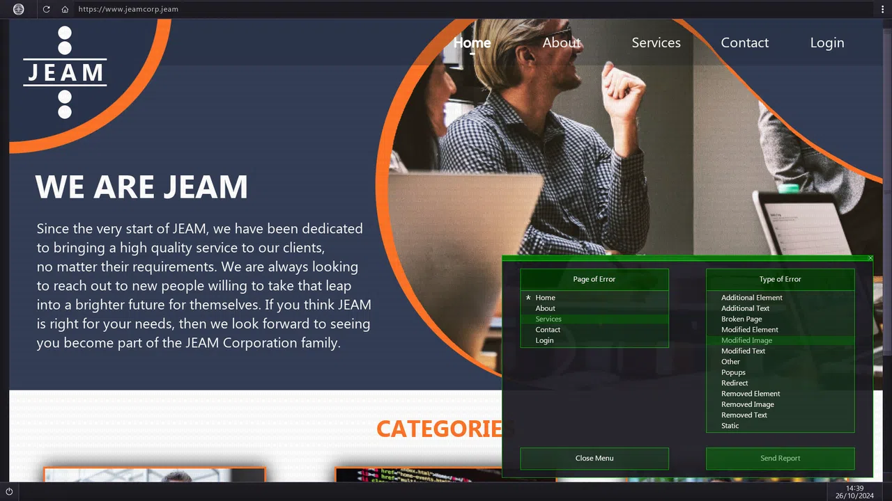 HOMEPAGE Screenshot 0