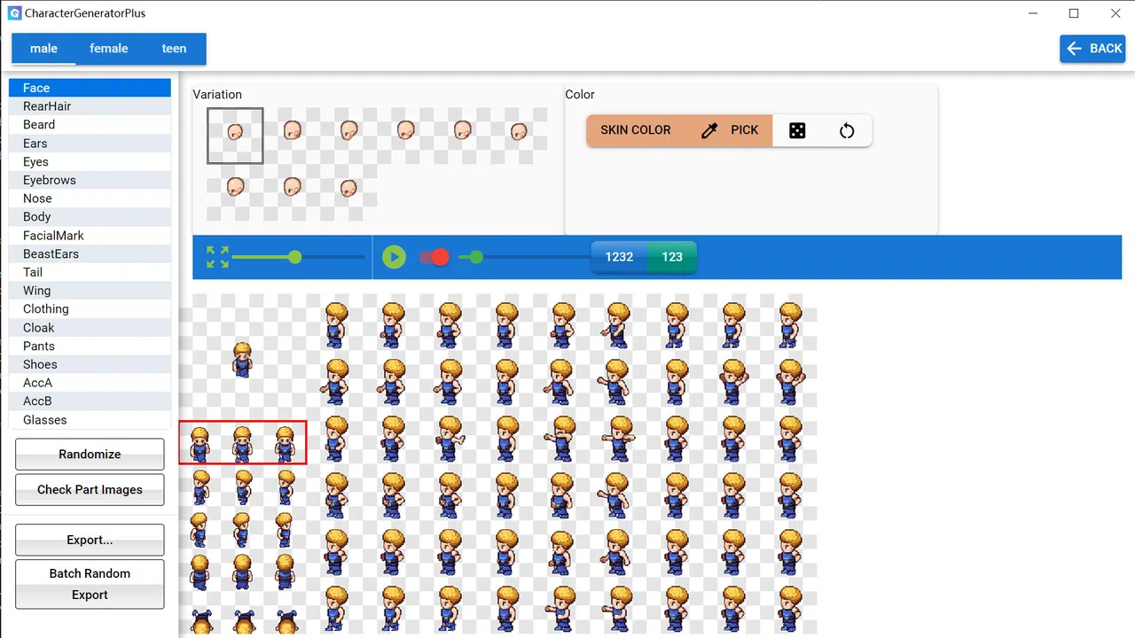 Character Generator Plus Screenshot 2