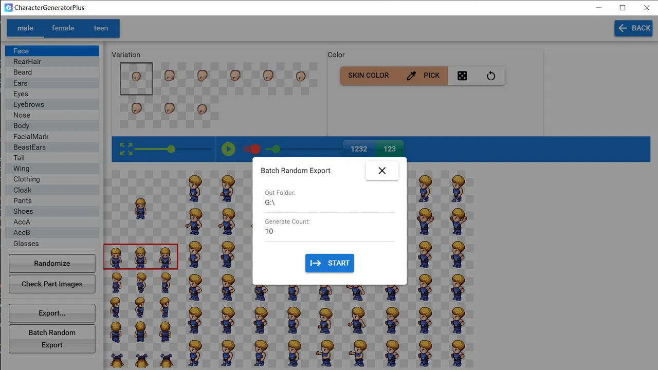 Character Generator Plus Screenshot 4