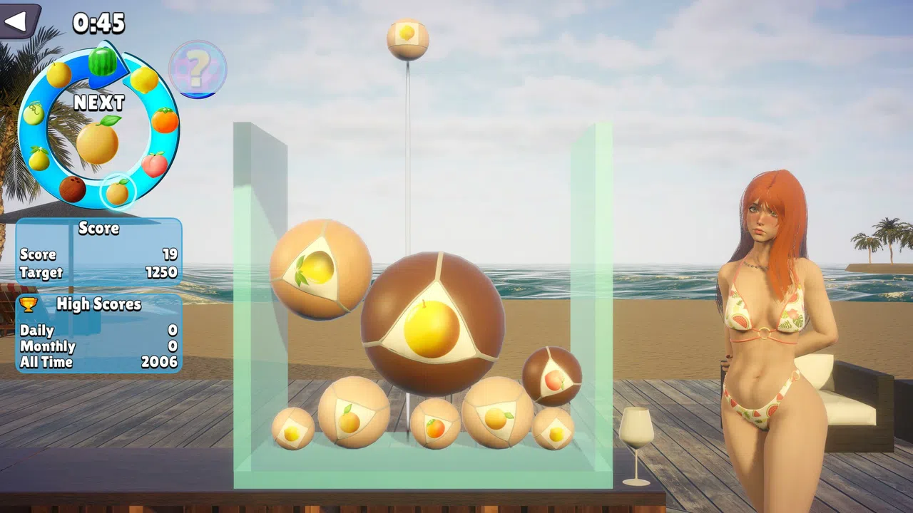 Megamelon: Suika Beach Screenshot 1