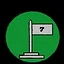 Through the path icon