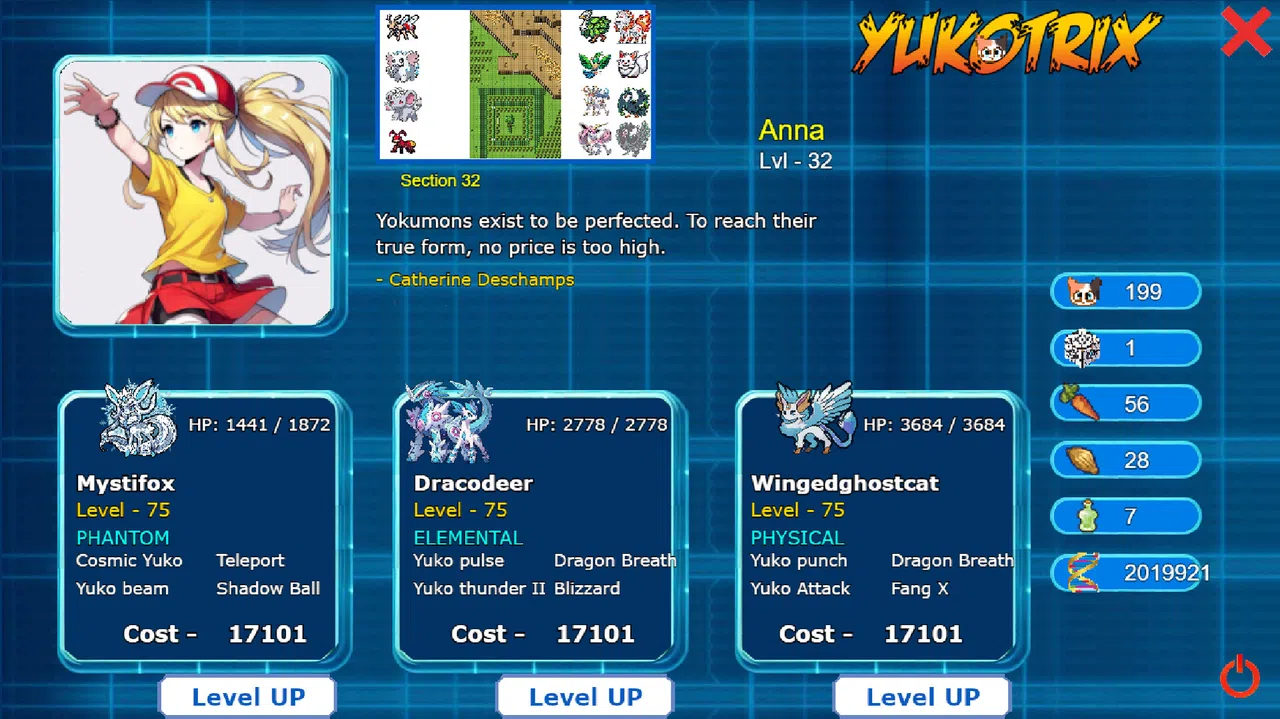 YUKOMON Screenshot 2