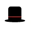 wear a top hat icon