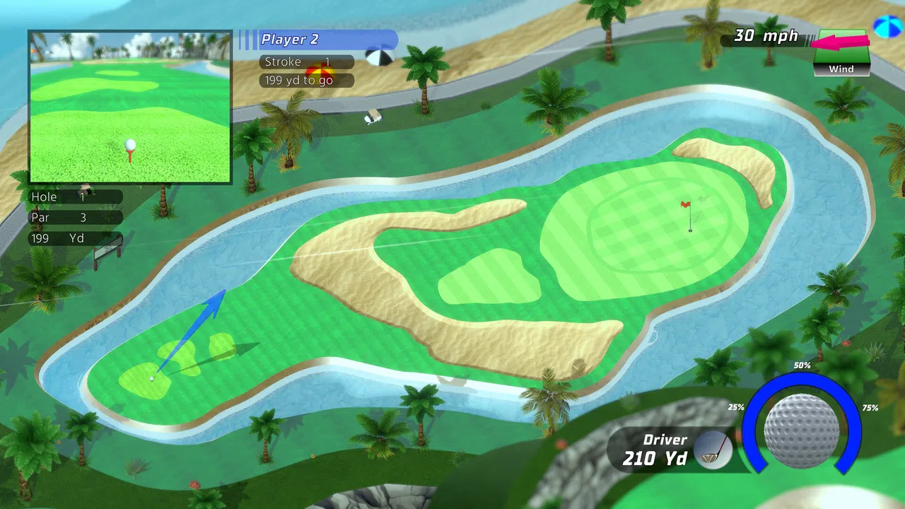 Golf Up Tropical Screenshot 0