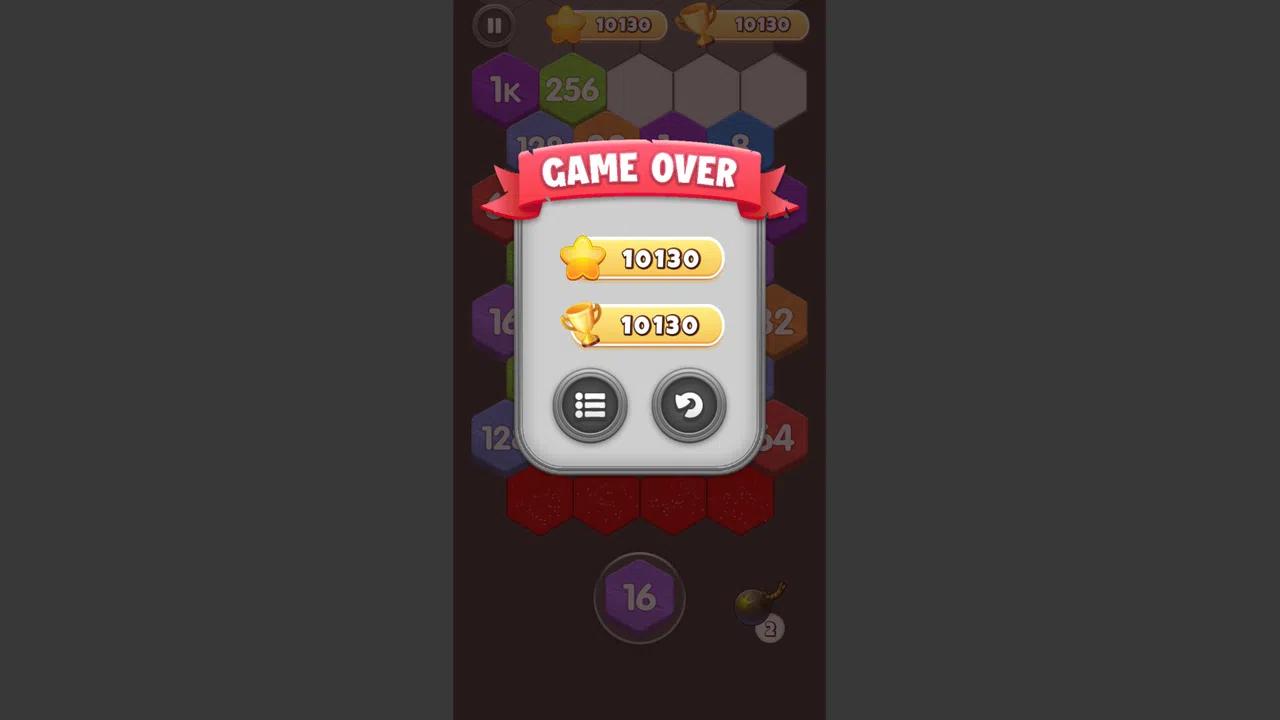 Hexa Fusion 2048 Screenshot 2