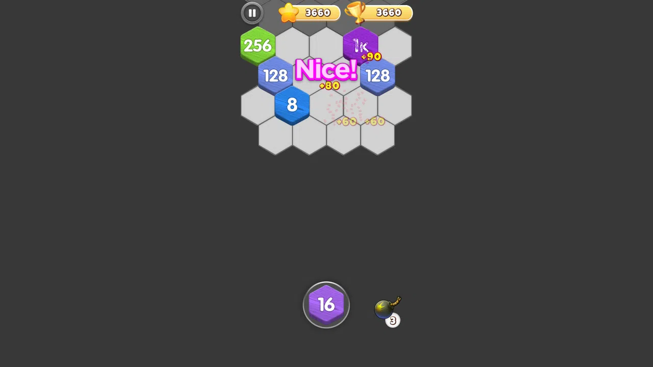 Hexa Fusion 2048 Screenshot 0