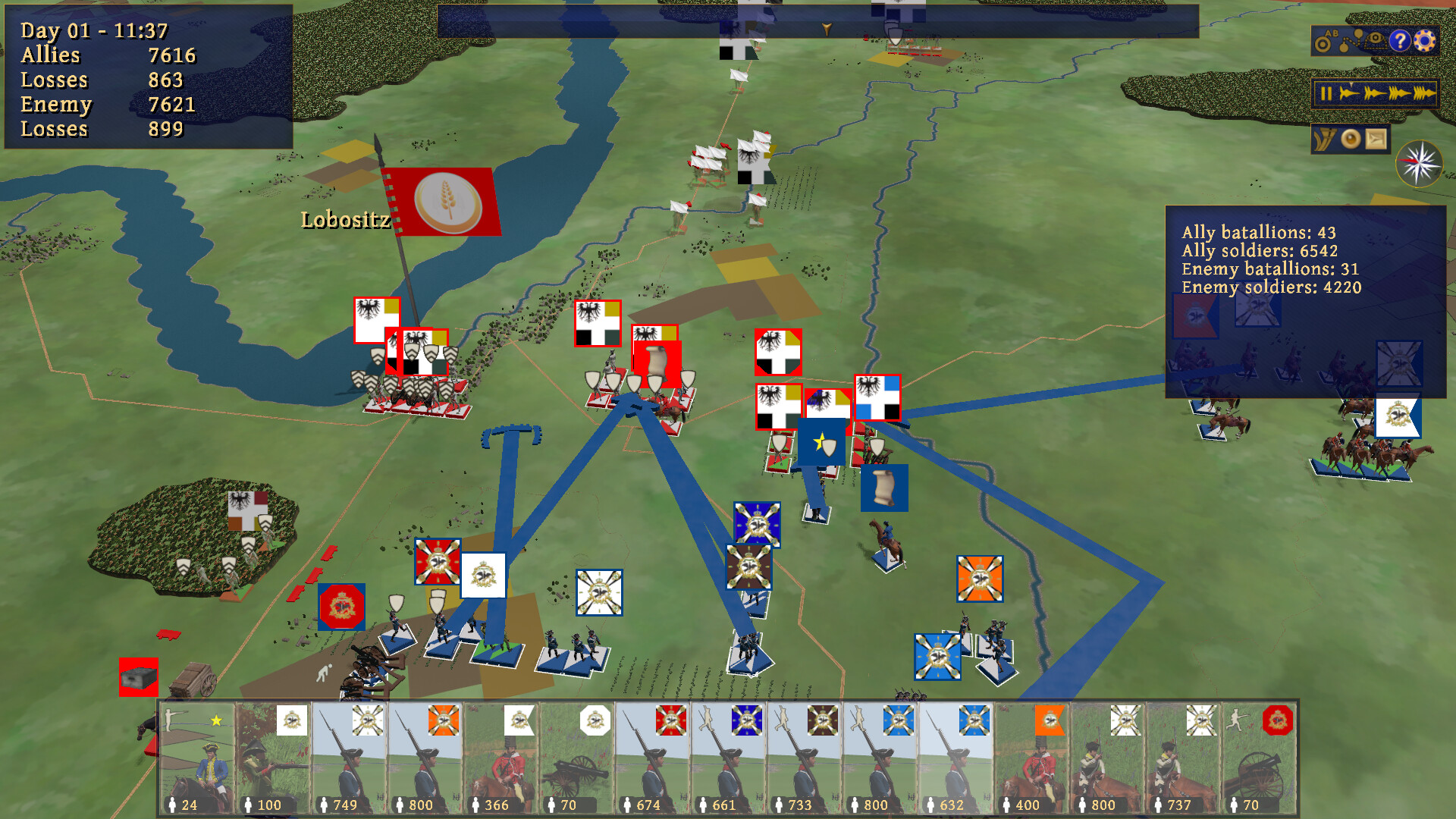 Kriegsspiel ~ 7 Years' War Screenshot 2