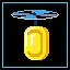 Golden friendship icon