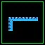 Blue ruler icon