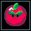 A very angry tomato icon