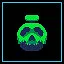 Poison bomb icon