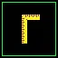 Yellow ruler icon
