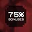 Collect 75% of the bonuses