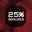 Collect 25% of the bonuses icon