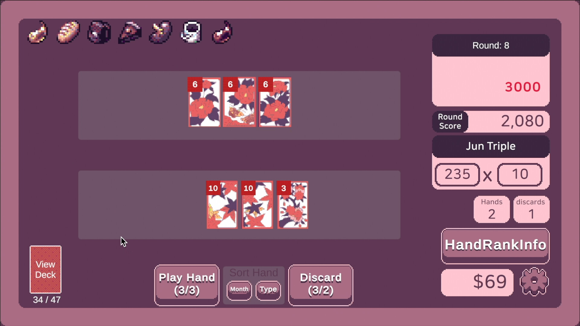 RogueHanafuda Screenshot 1