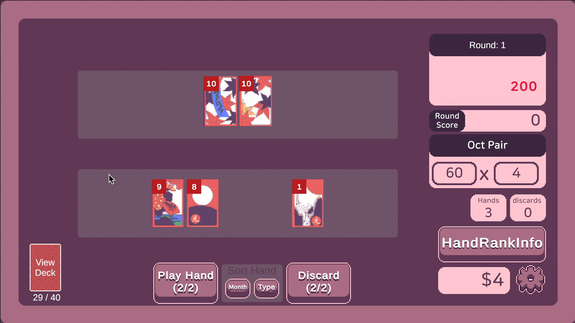 RogueHanafuda Screenshot 0