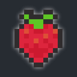 Strawberry addiction icon