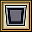 100% on Black icon
