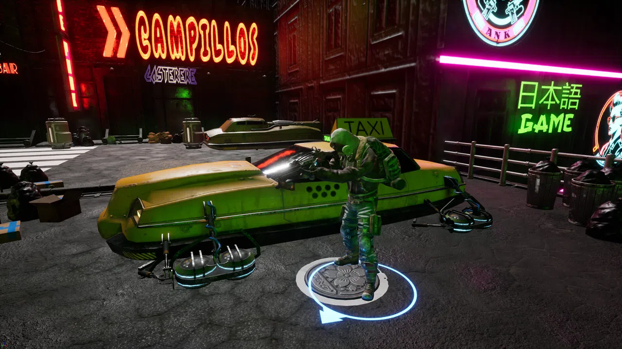 Data Drift: Cyberpunk Shooter Top Down indie action Screenshot 0