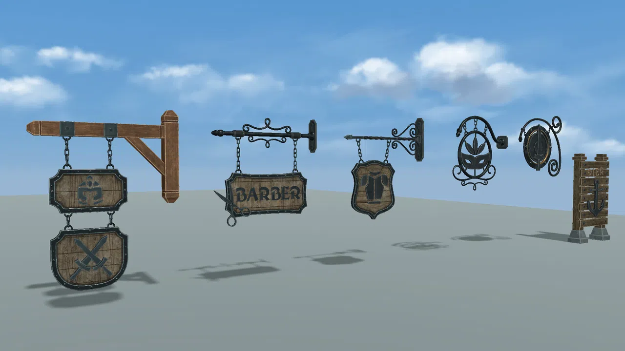 RPG Developer Bakin Modular Medieval Signs Screenshot 0