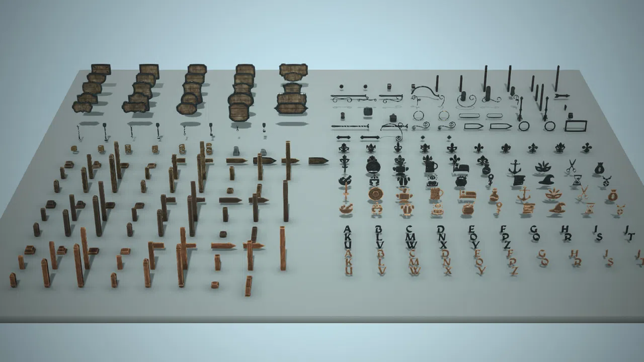 RPG Developer Bakin Modular Medieval Signs Screenshot 4