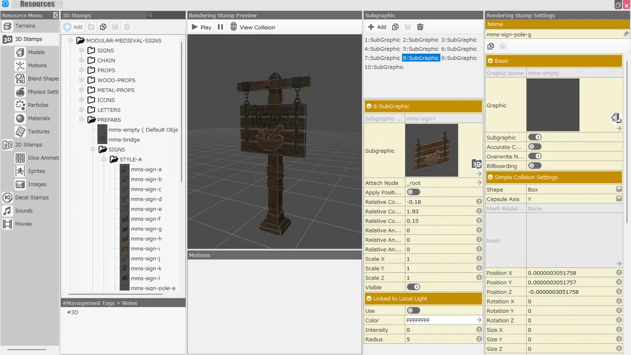 RPG Developer Bakin Modular Medieval Signs Screenshot 2