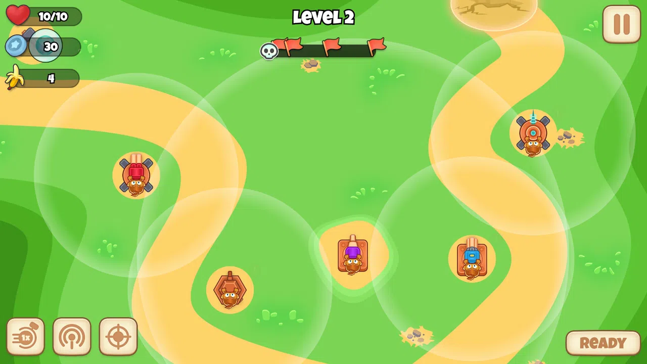 Monkey Bubble Defense Demo Screenshot 4