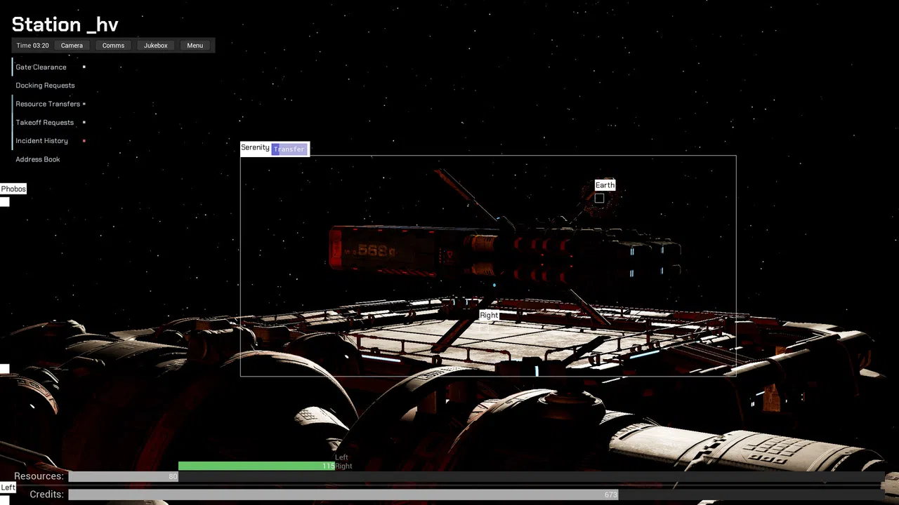 Delos: Space Traffic Control Screenshot 3