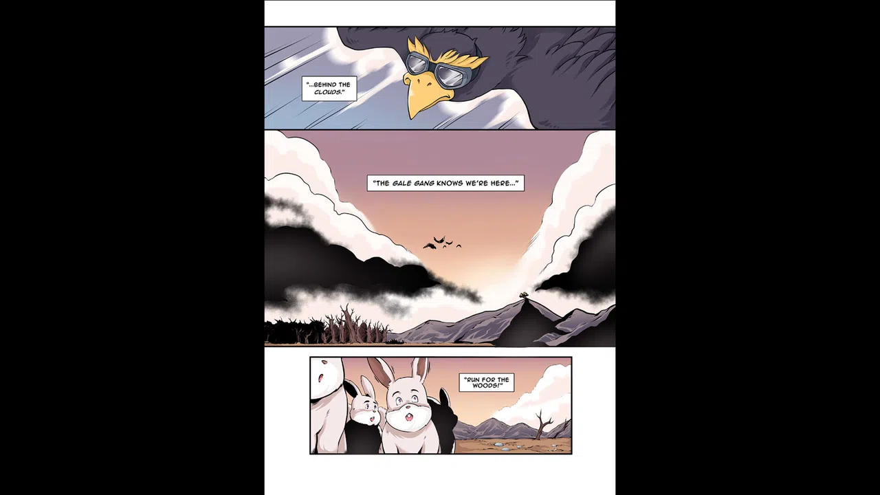 Air Hares: Floppy Flights of Fancy- Digital Comic Book Screenshot 0