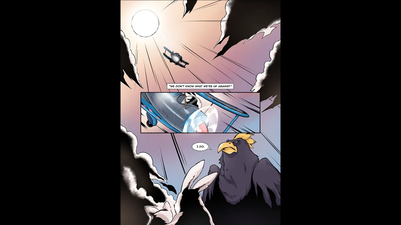 Air Hares: Floppy Flights of Fancy- Digital Comic Book Screenshot 3