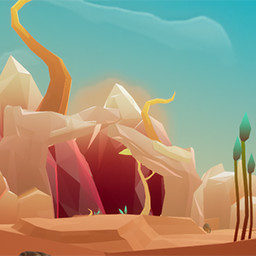 Landing on Desert icon