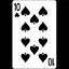 10 OF SPADES icon