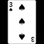 3 OF SPADES icon