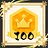100 ranked matches won