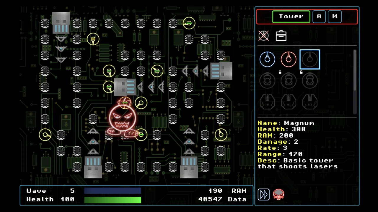 Neon D-Fence Remaster Demo Screenshot 4