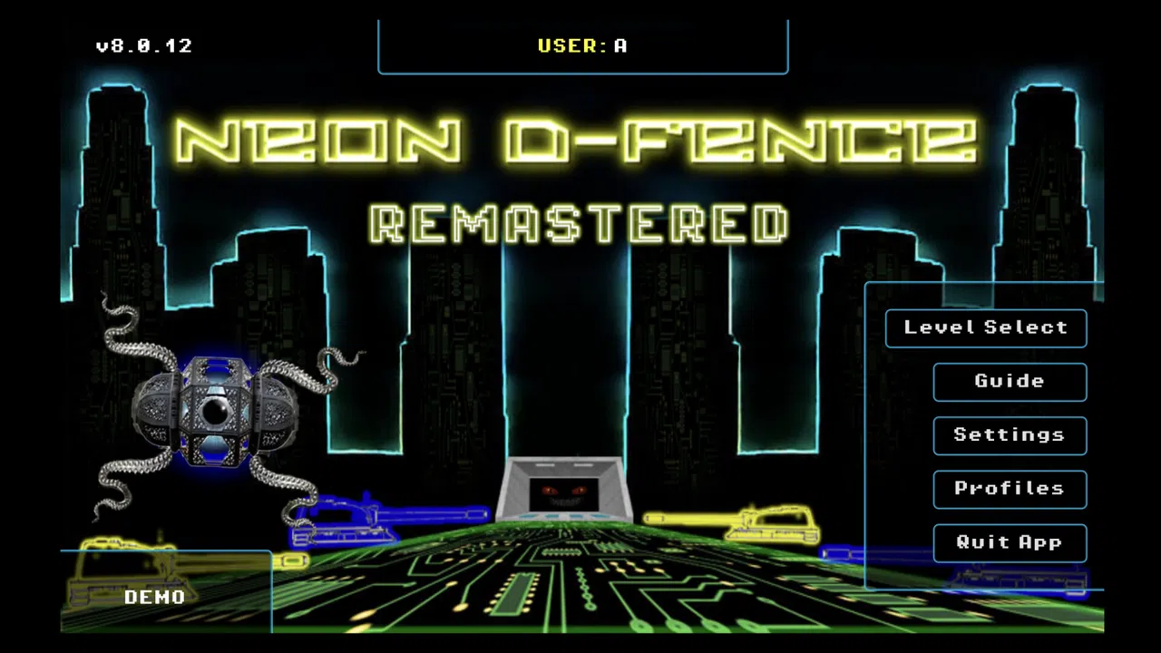 Neon D-Fence Remaster Demo Screenshot 0
