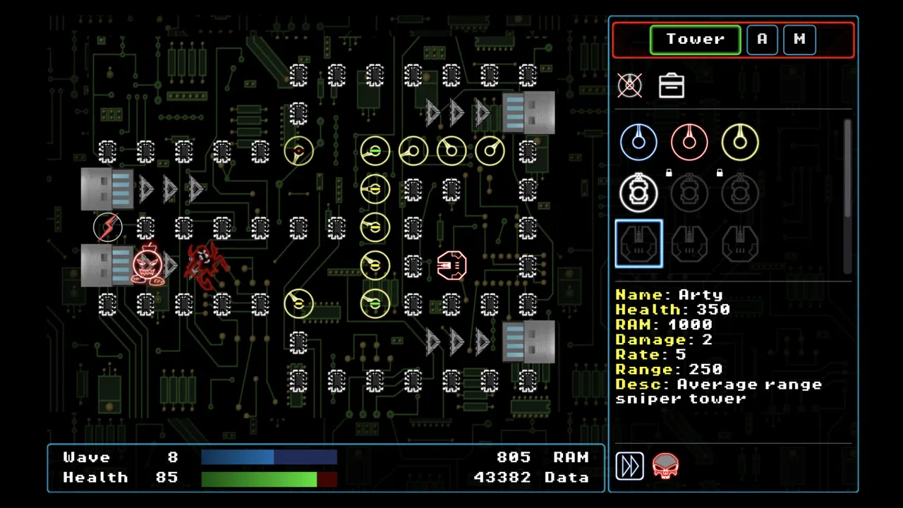 Neon D-Fence Remaster Demo Screenshot 3