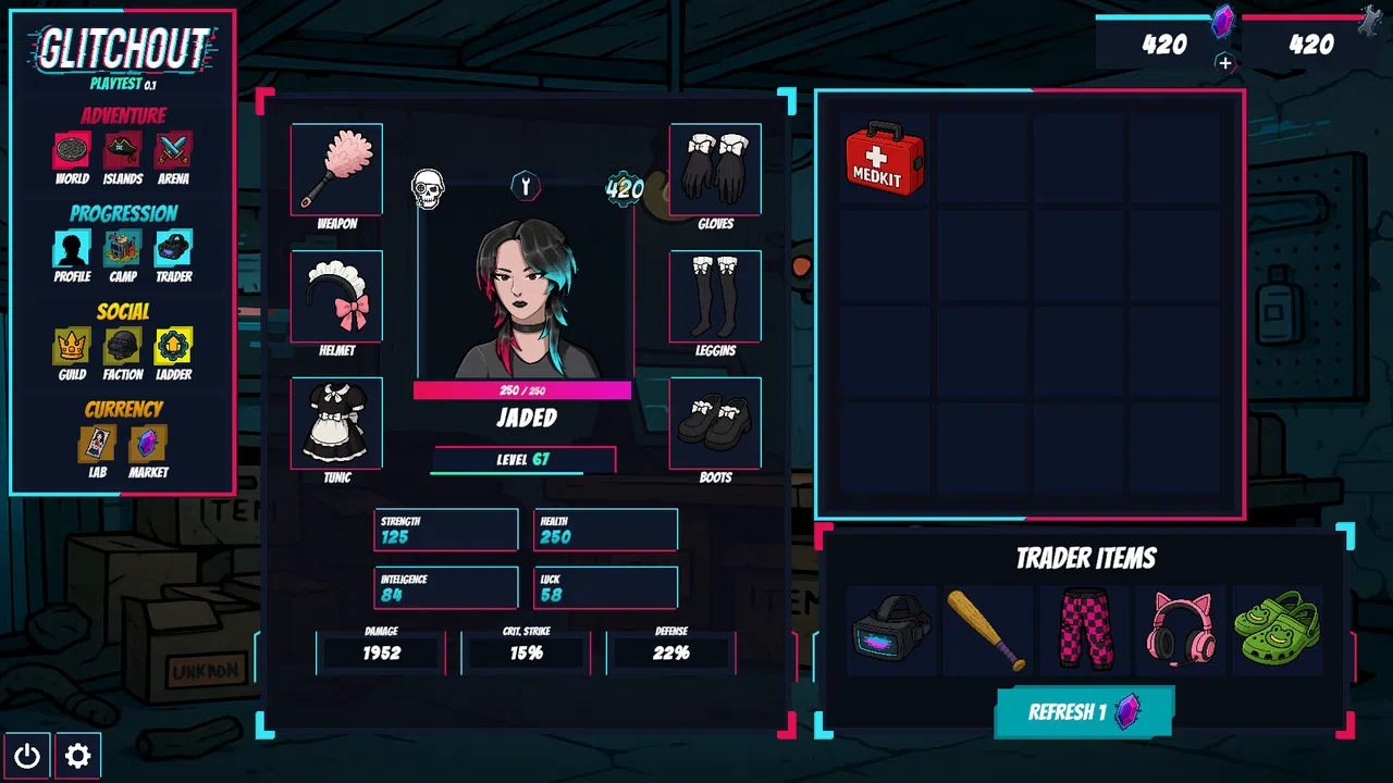 GLITCHOUT Screenshot 3