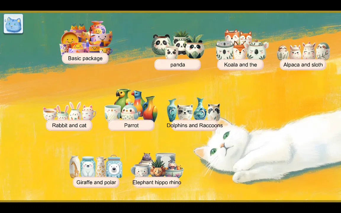 Rolling Cat DLC : Elephant hippo rhino Screenshot 1