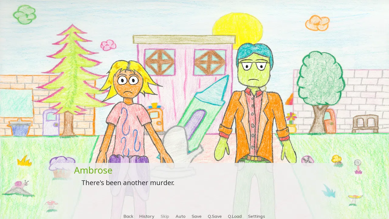 Murder in Crayontopia Screenshot 0