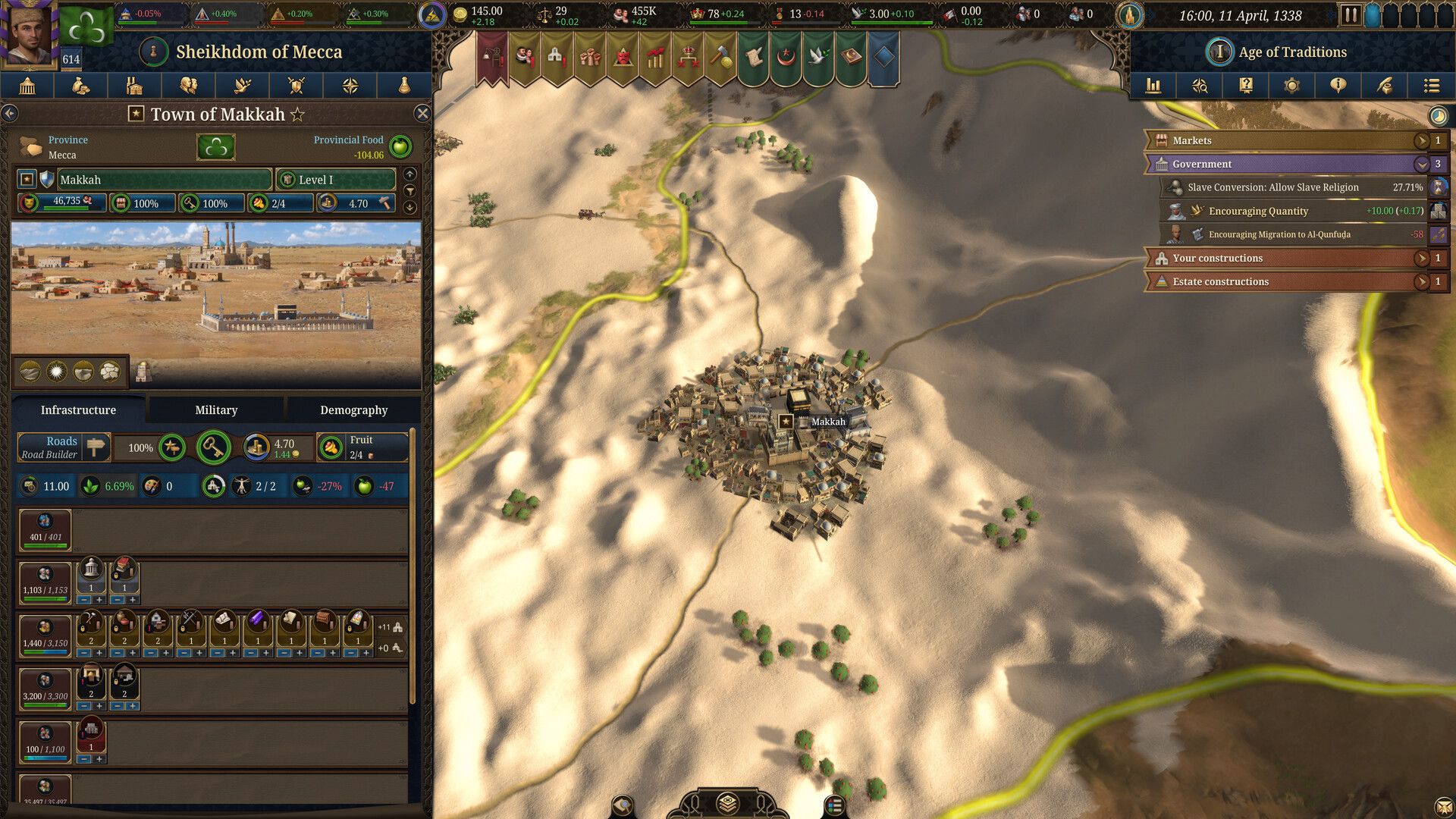 Europa Universalis V: Sacred Sites Screenshot 4
