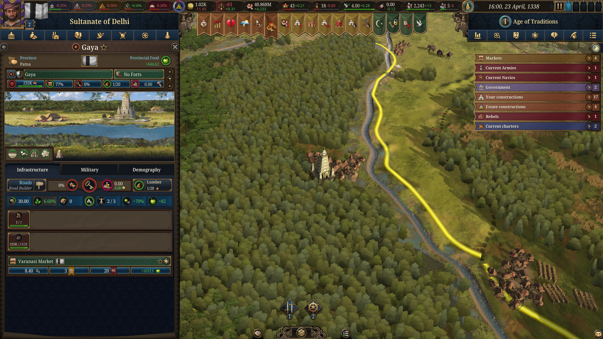 Europa Universalis V: Sacred Sites Screenshot 6