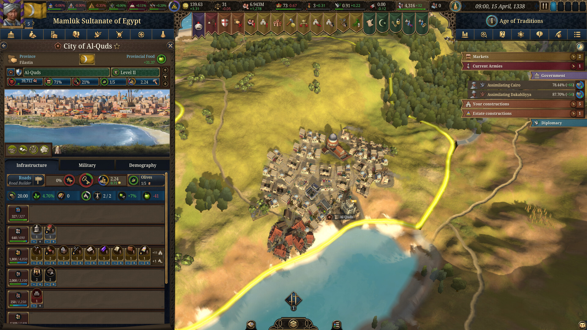 Europa Universalis V: Sacred Sites Screenshot 7