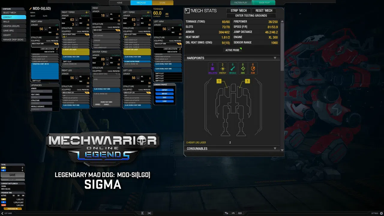 MechWarrior Online™ - Sigma Legendary Mech Pack Screenshot 1