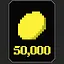 Earn 50,000 Coins icon