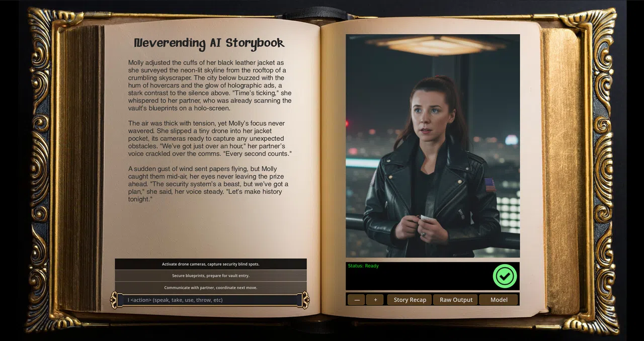 Neverending AI Storybook Screenshot 0