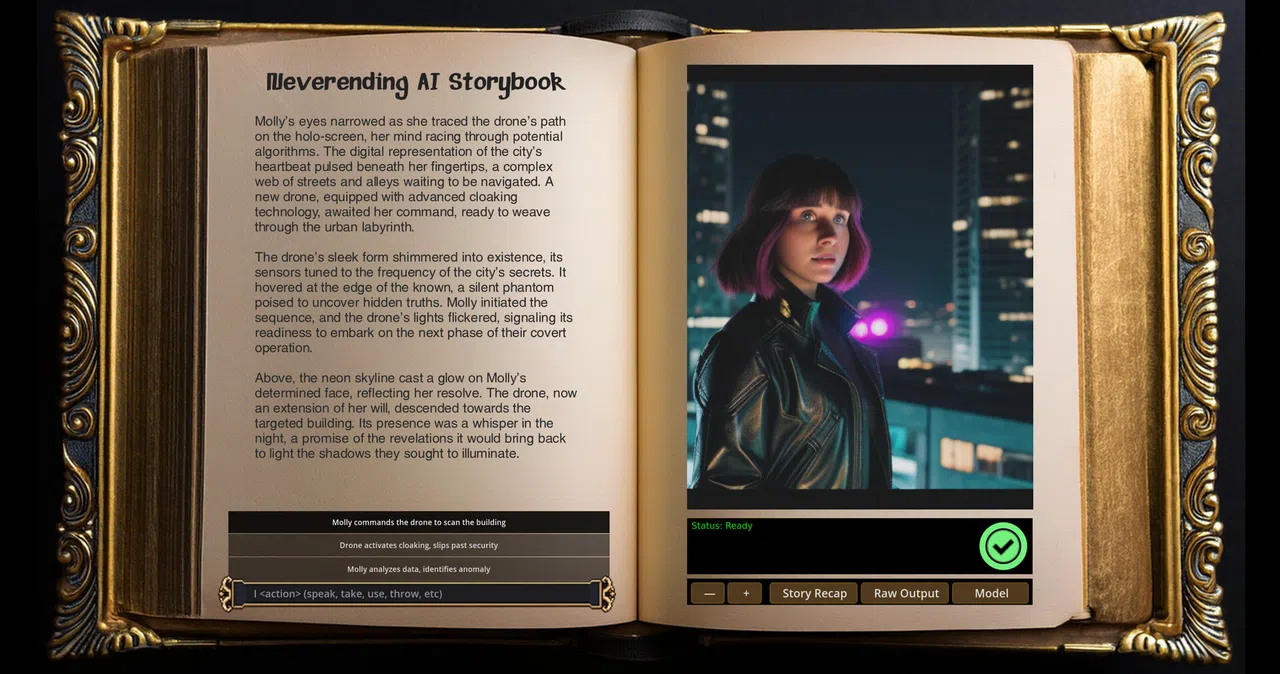Neverending AI Storybook Screenshot 2