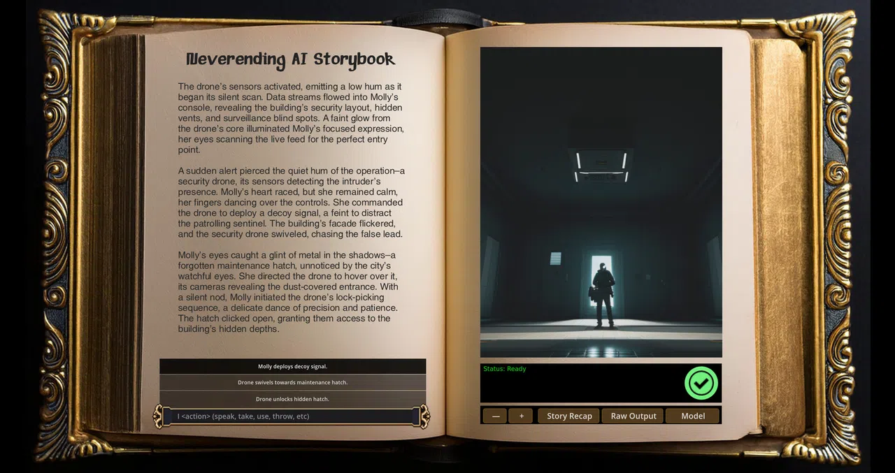 Neverending AI Storybook Screenshot 1