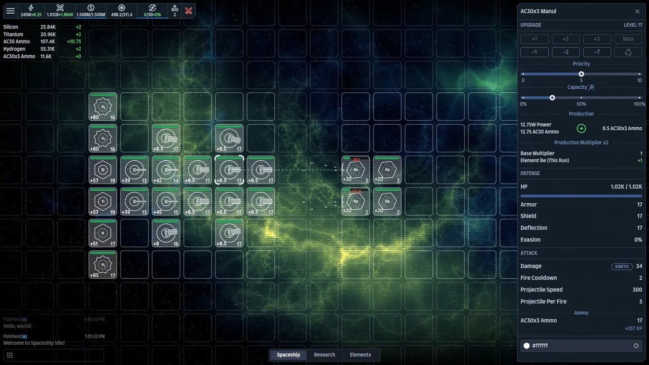 Spaceship Idle: Design, Build, Explore & Battle Demo Screenshot 0